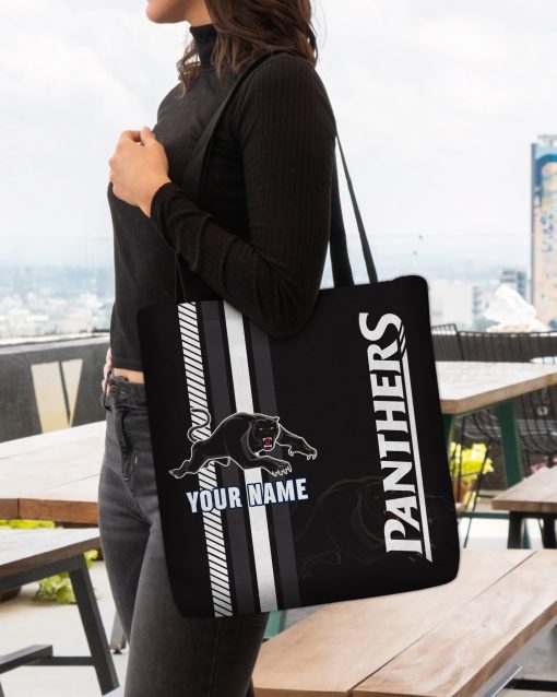NRL Penrith Panthers Custom Name New Edition Tote Bag