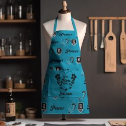 AFL Port Adelaide Custom Name Gift For Mom Apron