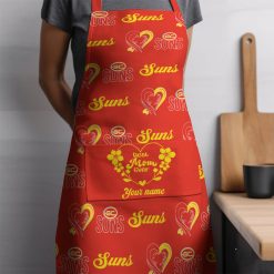 AFL Gold Coast Suns Custom Name Gift For Mom Apron