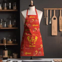 AFL Gold Coast Suns Custom Name Gift For Mom Apron
