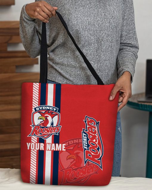 NRL Sydney Roosters Custom Name New Edition Tote Bag