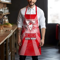 AFL Sydney Swans Custom Name Limited Edition Apron