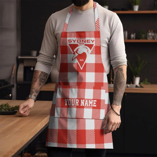 AFL Sydney Swans Custom Name New Edition Apron (Copy)