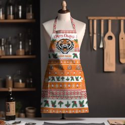 NRL Wests Tigers Custom Name Christmas Gift For Fans Apron