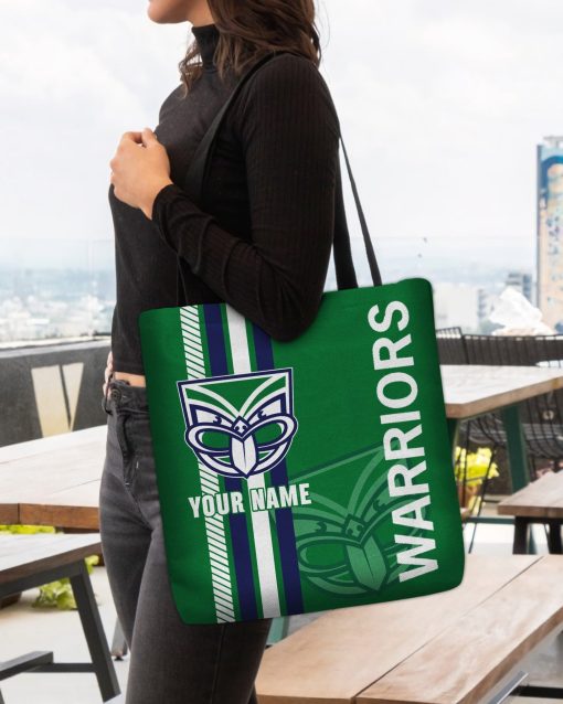 NRL New Zealand Warriors Custom Name New Edition Tote Bag