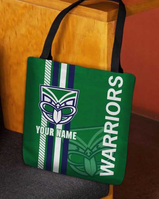 NRL New Zealand Warriors Custom Name New Edition Tote Bag