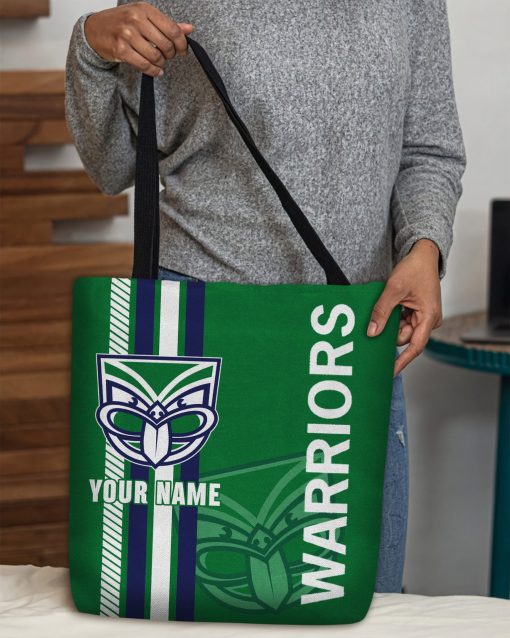 NRL New Zealand Warriors Custom Name New Edition Tote Bag