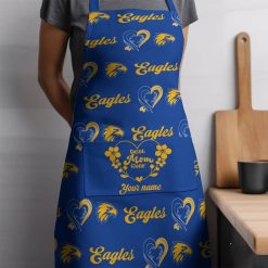 AFL West Coast Eagles Custom Name Gift For Mom Apron