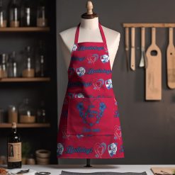 AFL Western Bulldogs Custom Name Gift For Mom Apron