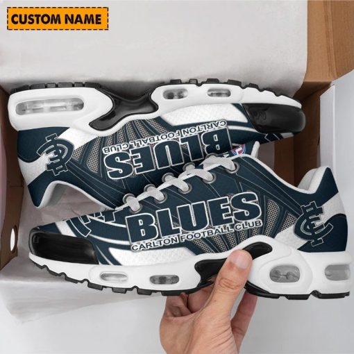 AFL Carlton Blues Custom Name Fan Edition Air Max Plus Shoes