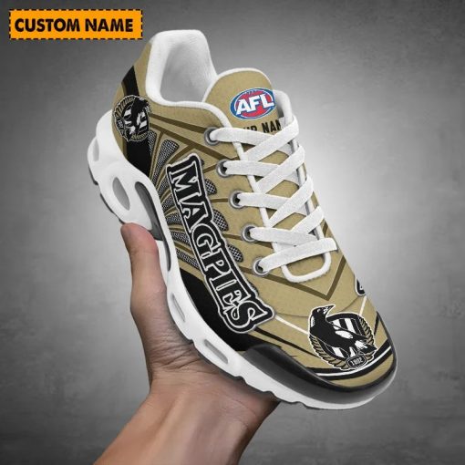 AFL Collingwood Magpies Custom Name Fan Edition Air Max Plus Shoes