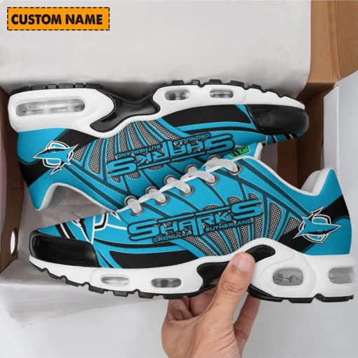 NRL Cronulla-Sutherland Sharks Custom Name Fan Edition Air Max Plus Shoes