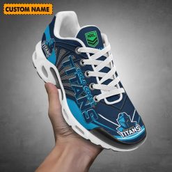 NRL Gold Coast Titans Custom Name Fan Edition Air Max Plus Shoes