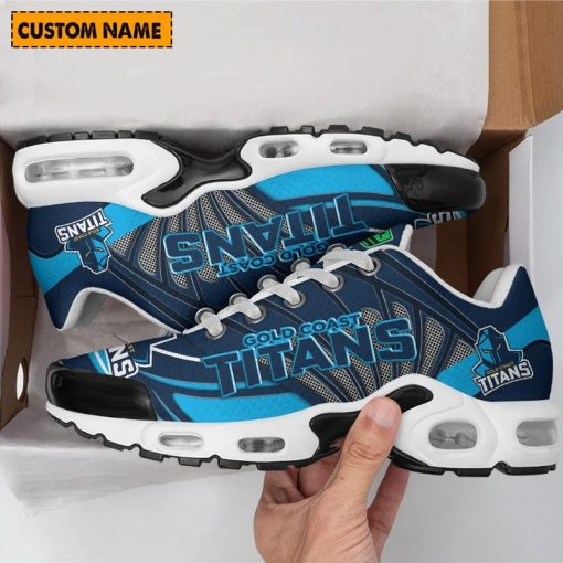 NRL Gold Coast Titans Custom Name Fan Edition Air Max Plus Shoes