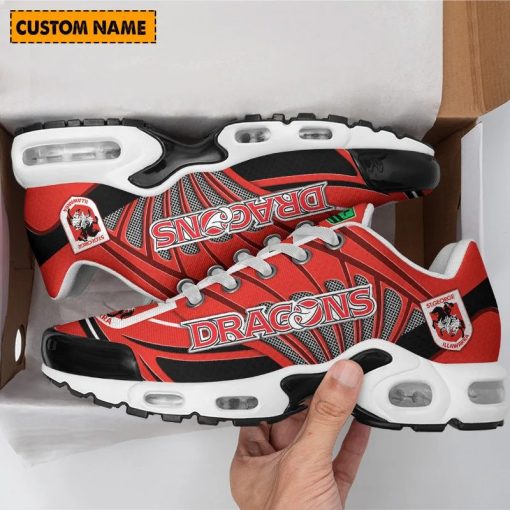 NRL St. George Illawarra Dragons Custom Name Fan Edition Air Max Plus Shoes