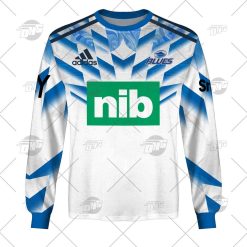 Auckland Blues Custom Name Number 2022 Away Jersey Sweatshirt