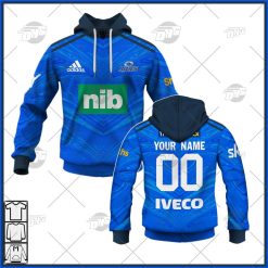Auckland Blues Custom Name Number 2022 Home Jersey Pullover Hoodie