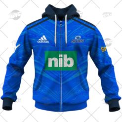 Auckland Blues Custom Name Number 2022 Home Jersey Zip Up Hoodie