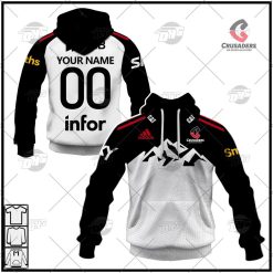 Canterbury Crusaders Custom Name Number 2022 Away Jersey Pullover Hoodie