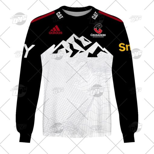 Canterbury Crusaders Custom Name Number 2022 Away Jersey Sweatshirt