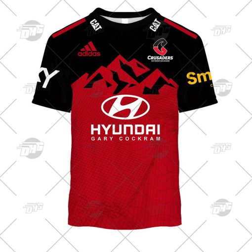 Canterbury Crusaders Custom Name Number 2022 Home Jersey T-Shirt