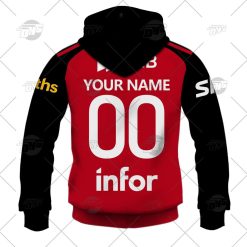Canterbury Crusaders Custom Name Number 2022 Home Jersey Zip Up Hoodie