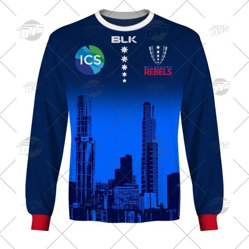 Melbourne Rebels Custom Name Number 2022 Home Jersey Sweatshirt