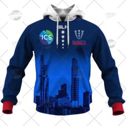 Melbourne Rebels Custom Name Number 2022 Home Jersey Pullover Hoodie