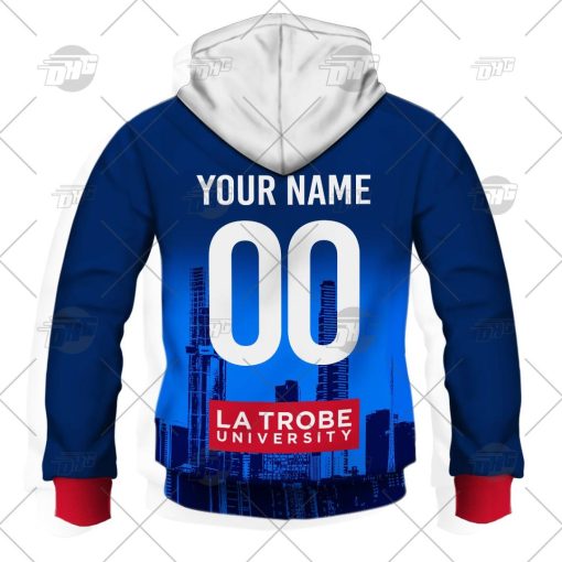 Melbourne Rebels Custom Name Number 2022 Home Jersey Pullover Hoodie