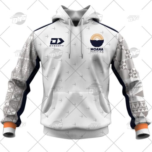 Moana Pasifika Custom Name Number 2022 Away Jersey Pullover Hoodie