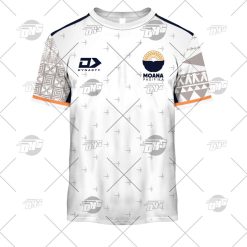 Moana Pasifika Custom Name Number 2022 Away Jersey T-Shirt
