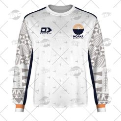 Moana Pasifika Custom Name Number 2022 Away Jersey Sweatshirt