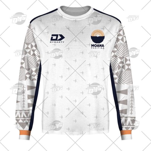 Moana Pasifika Custom Name Number 2022 Away Jersey Sweatshirt