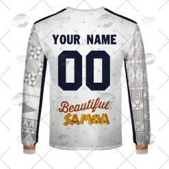 Moana Pasifika Custom Name Number 2022 Away Jersey Sweatshirt