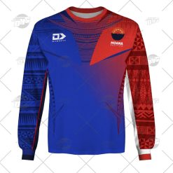 Moana Pasifika Custom Name Number 2022 Heritage Jersey Sweatshirt
