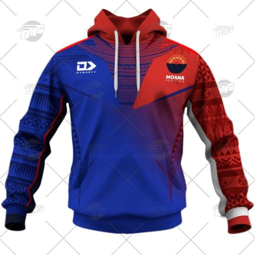 Moana Pasifika Custom Name Number 2022 Heritage Jersey Pullover Hoodie
