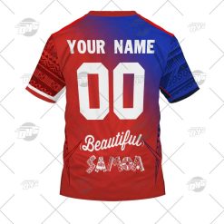 Moana Pasifika Custom Name Number 2022 Heritage Jersey T-Shirt