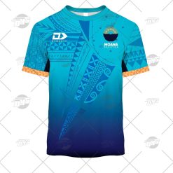 Moana Pasifika Custom Name Number 2022 Home Jersey T-Shirt