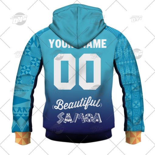 Moana Pasifika Custom Name Number 2022 Home Jersey Pullover Hoodie