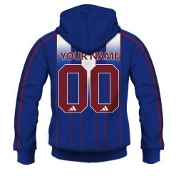 Auckland Blues Custom Name Number Vintage 2000 Jersey Pullover Hoodie
