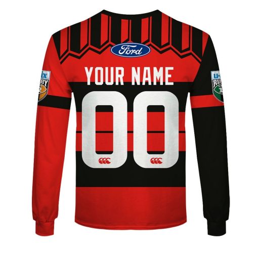 Canterbury Crusaders Custom Name Number Vintage 1998 Jersey Sweatshirt