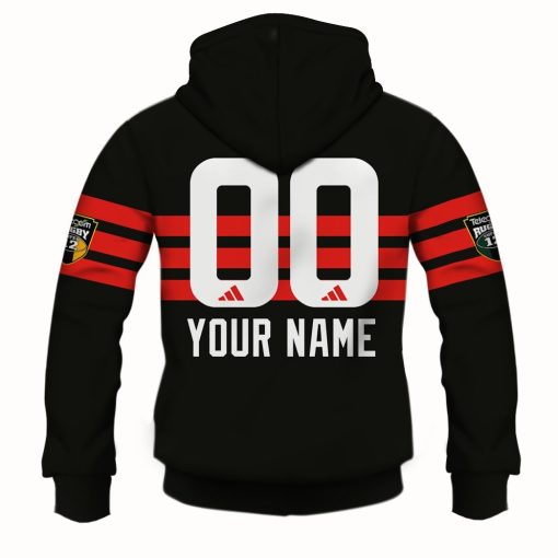Canterbury Crusaders Custom Name Number Vintage 2000 Jersey Zip Up Hoodie
