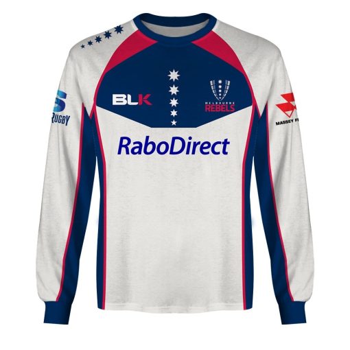 Melbourne Rebels Custom Name Number Vintage 2013 Jersey Sweatshirt