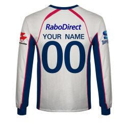Melbourne Rebels Custom Name Number Vintage 2013 Jersey Sweatshirt
