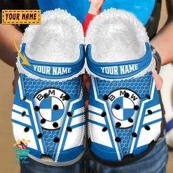 BMW Motorrad Custom Name Limited Edition BW Fleece Crocs