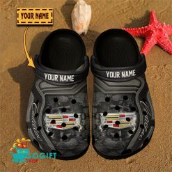 Cadillac Custom Name Fan Edition BW Crocs