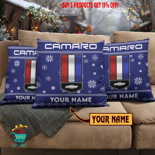 Chevrolet Camaro Custom Name Special Edition Square Pillow Case