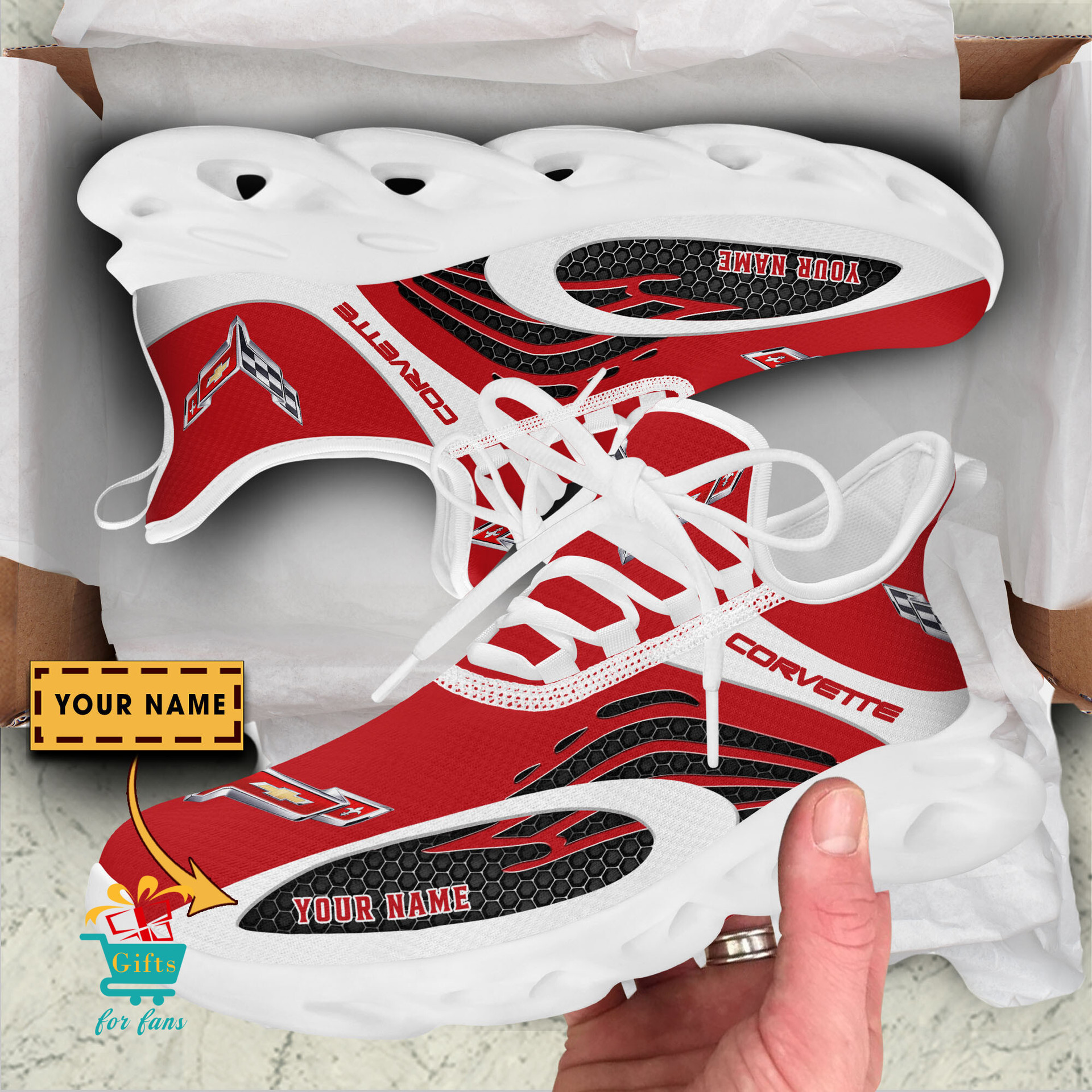 Chevrolet Corvette Custom Name New Style Max Soul Shoes Chevrolet Corvette Custom Name New Style Max Soul Shoes