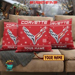 Chevrolet Corvette Custom Name Special Edition Square Pillow Case
