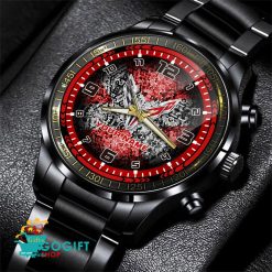 Chevrolet Corvette Custom Name Steel Watch